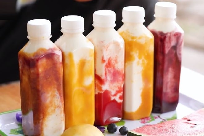 cÃ¡ch lÃ m sá»¯a chua hoa quáº£