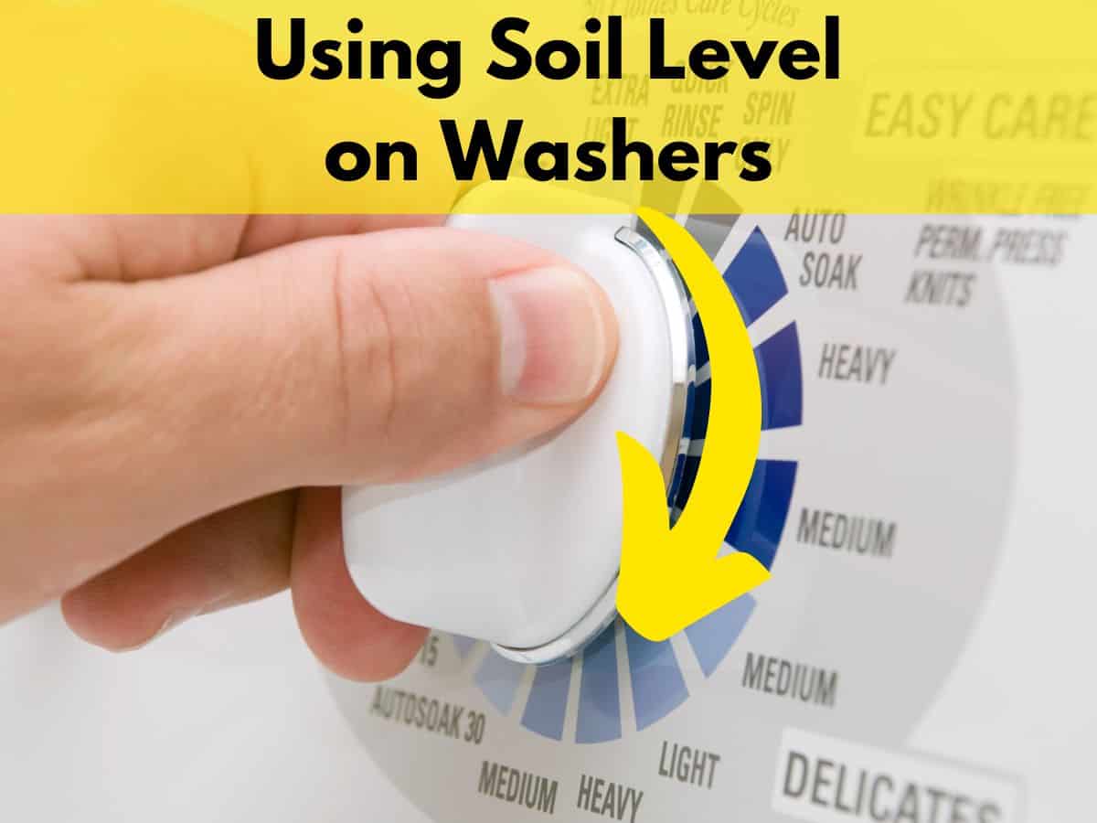 washer soil level