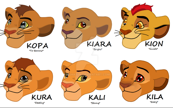 simba's daughter's name