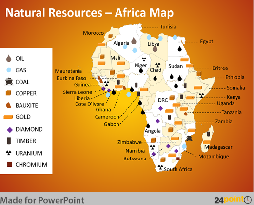 which is not an abundant natural resource found in africa?