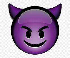what does purple devil emoji mean