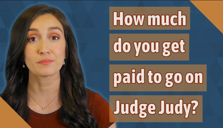 do people get paid on judge judy