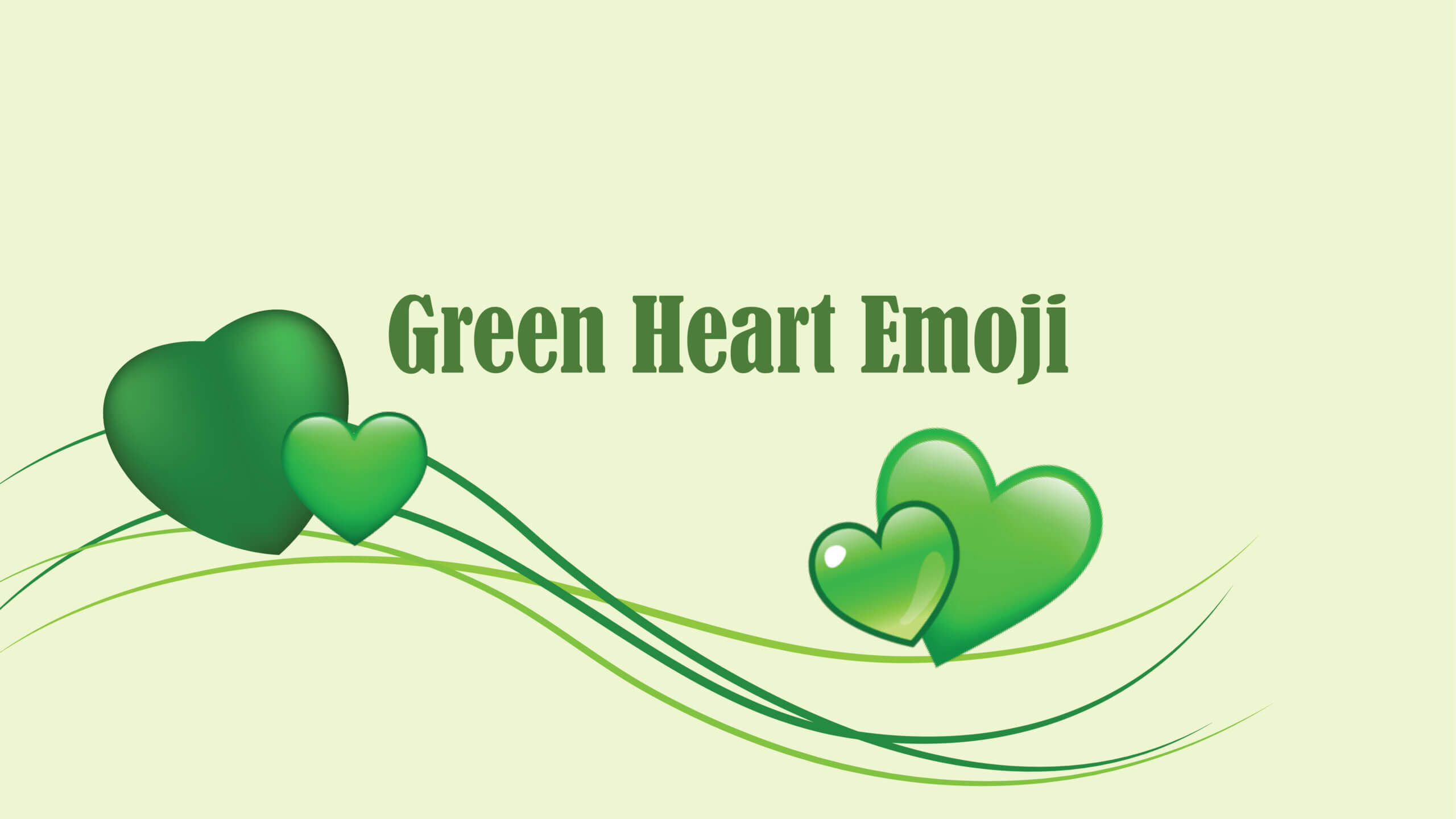 what does a green heart mean