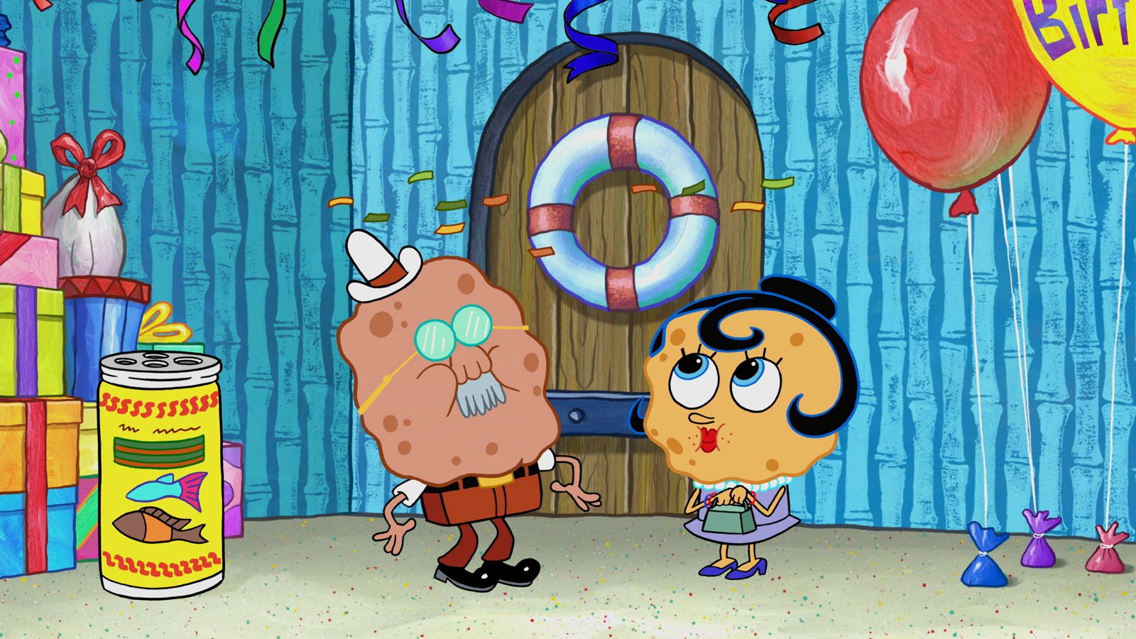spongebob's mom and dad