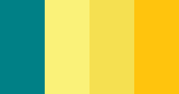 what color does teal and yellow make