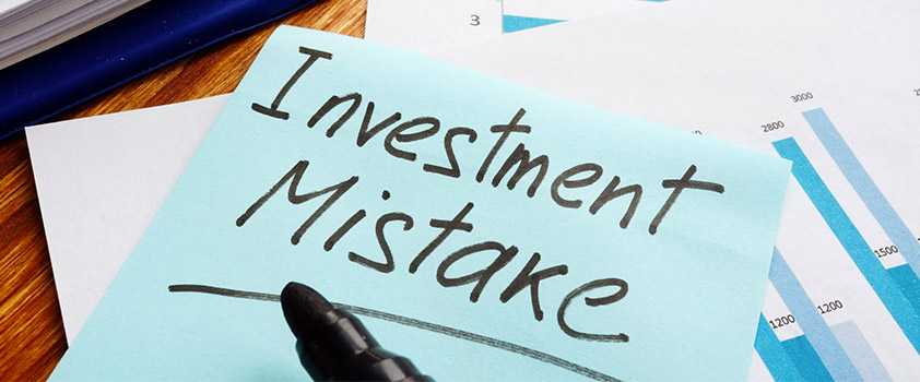 which are common mistakes people make when investing? choose four answers.
