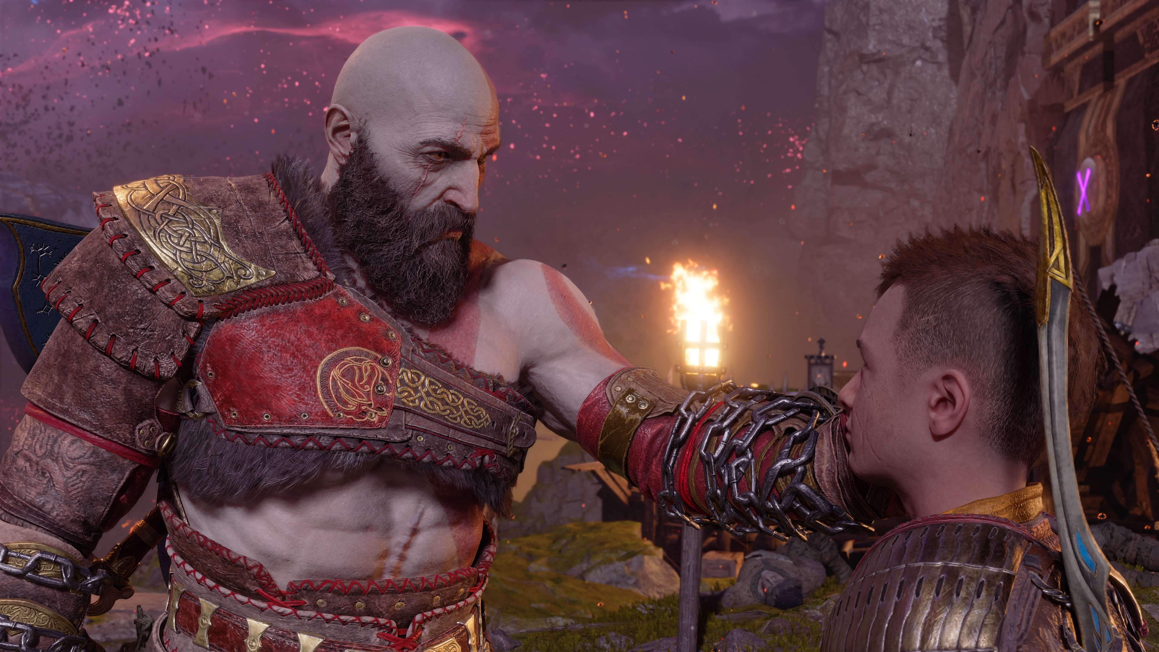 how long was kratos in the light