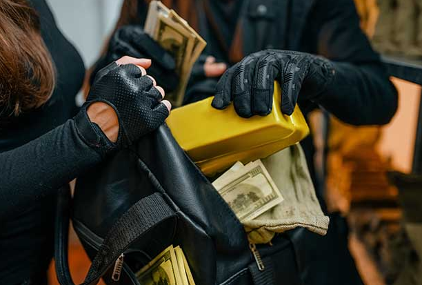 city with the most bank robberies