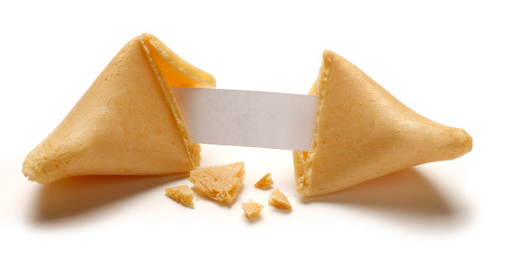 what does an empty fortune cookie mean
