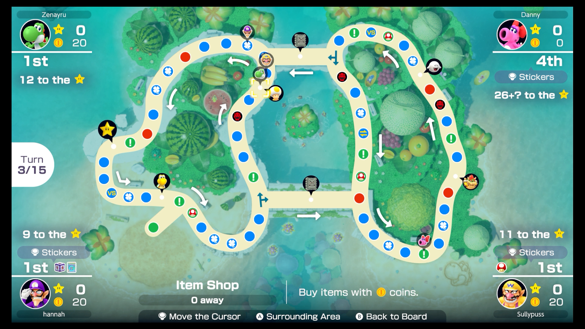 mario party superstars maps