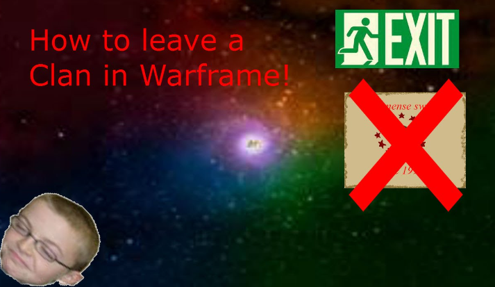 how to leave a clan in warframe