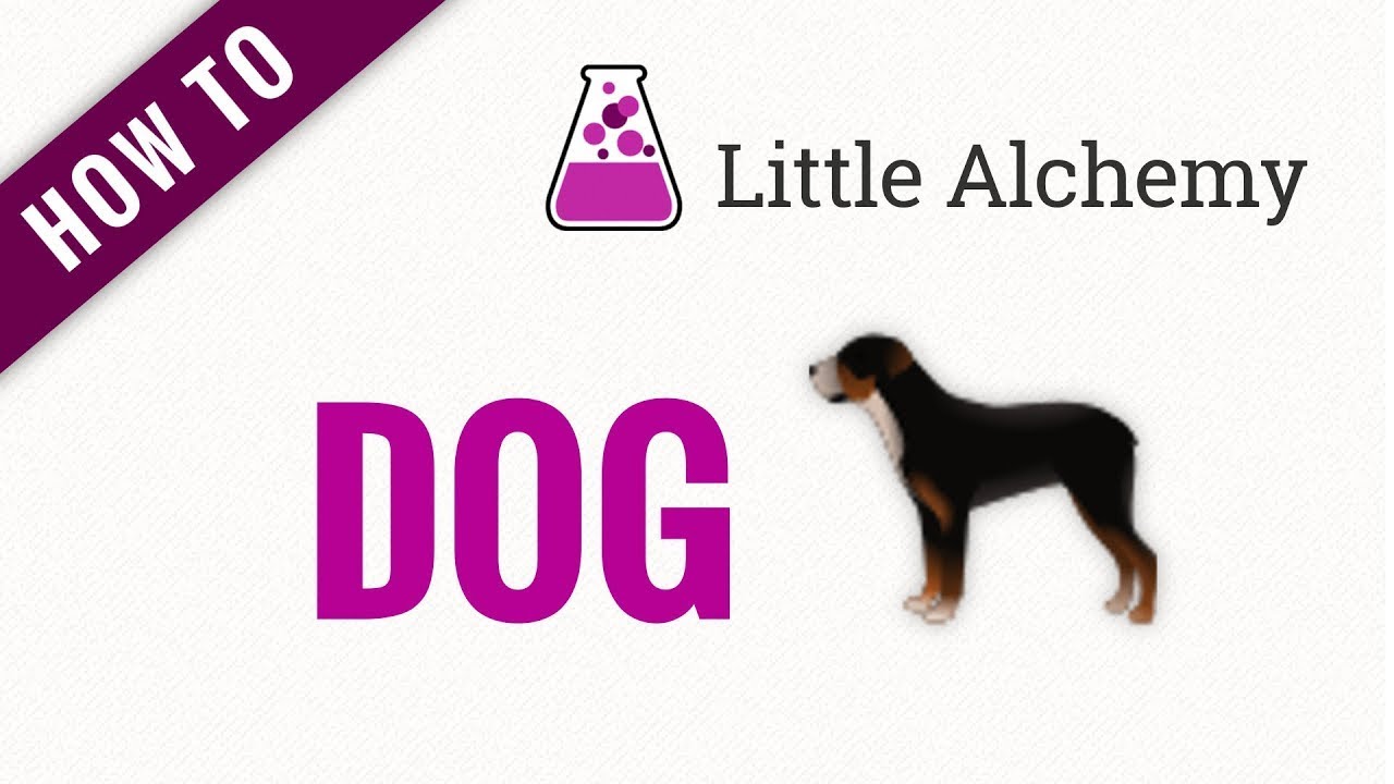how to make a dog in little alchemy 1