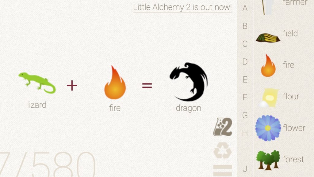 how to make a dragon in little alchemy