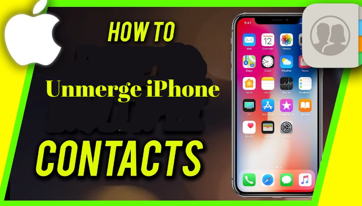 how to unmerge contacts on iphone