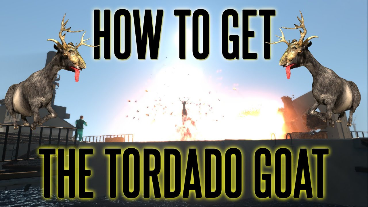 how to get the tornado goat in goat simulator