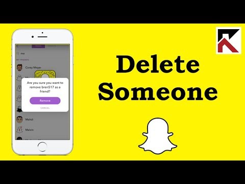 how to get someone's snapchat deleted