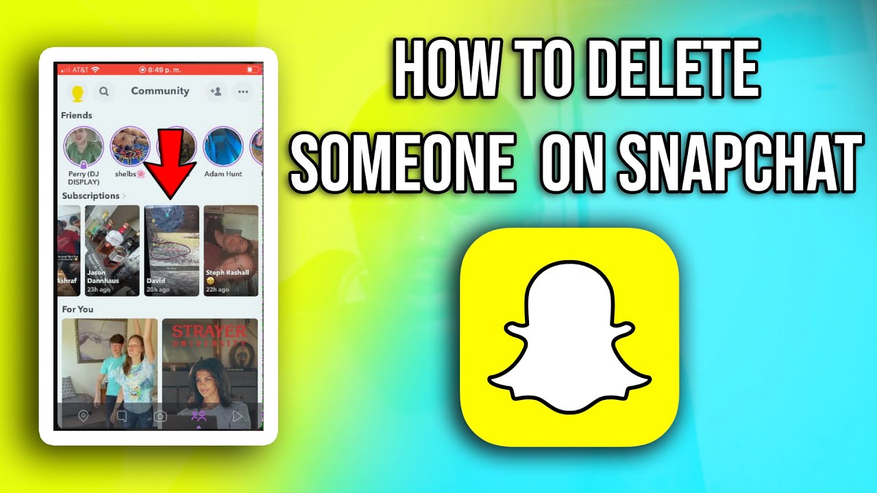 how to get someone's snapchat deleted