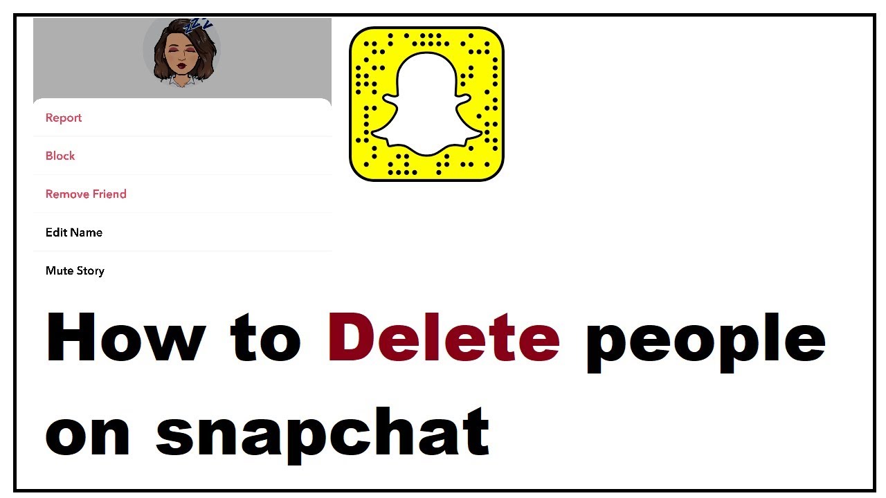 how to get someone's snapchat deleted