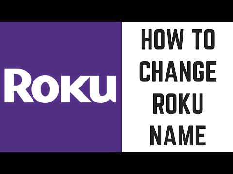 how to change roku tv name