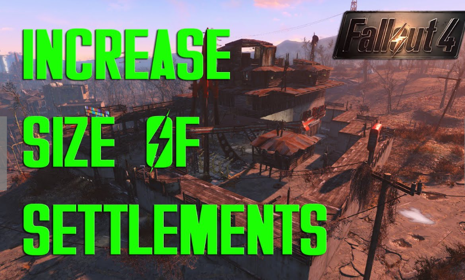 increasing settlement size fallout 4