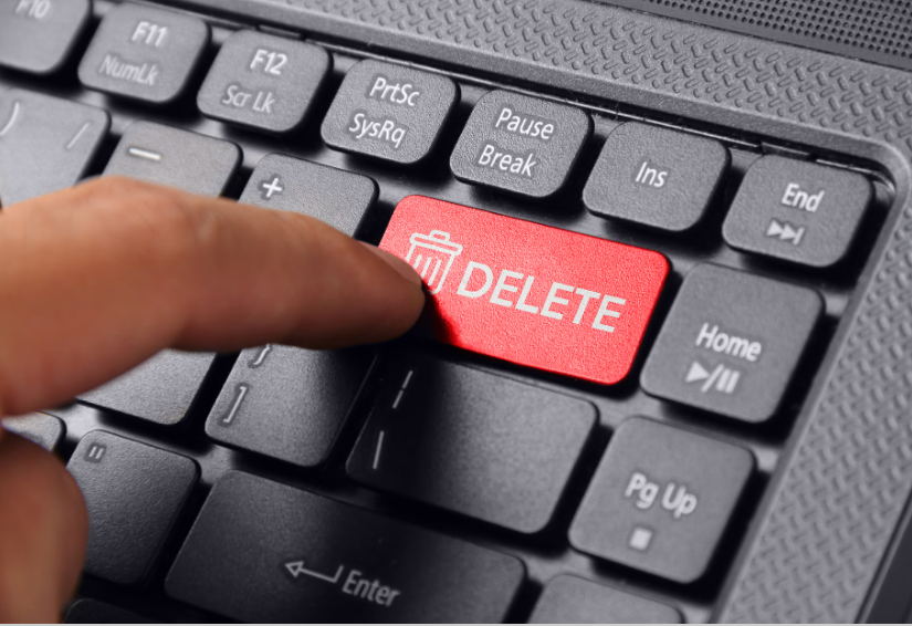 how to delete gif history