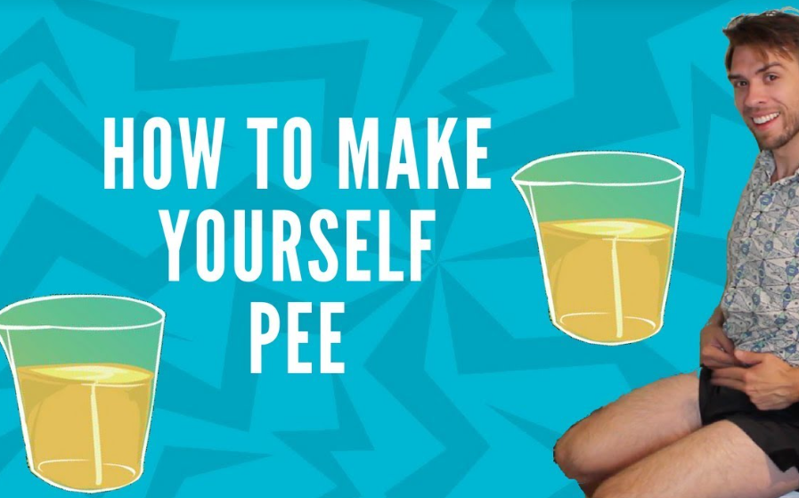 how to make yourself pee fast after drinking water
