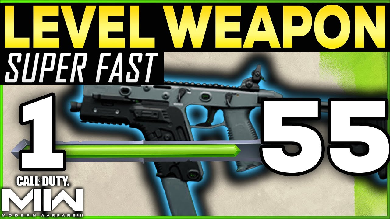 fastest way to level up guns in mw2