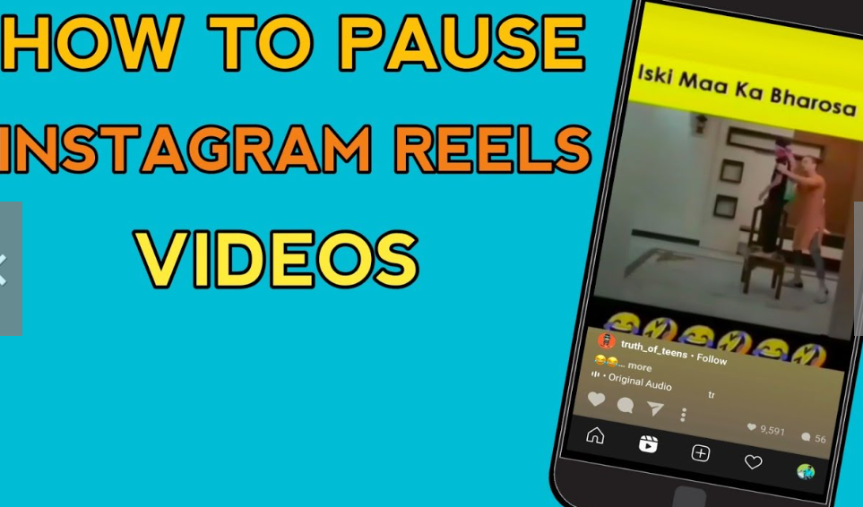 how to pause instagram reels