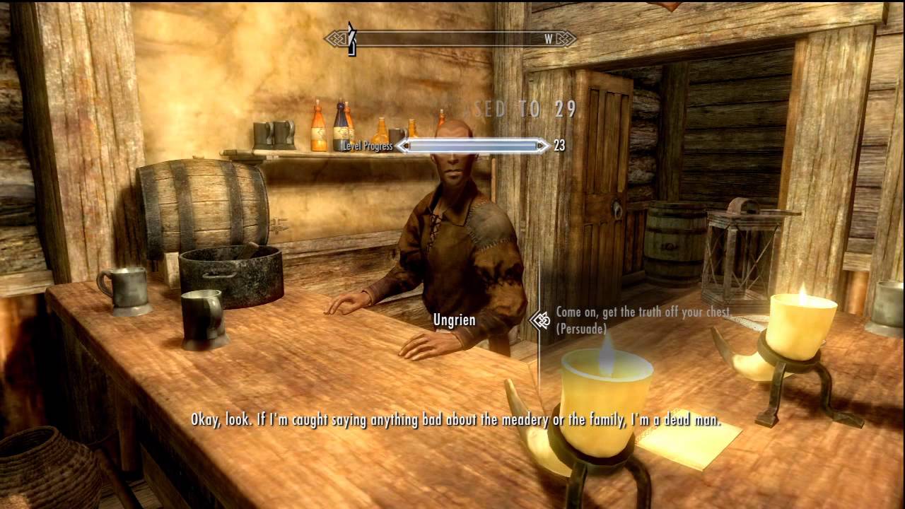 skyrim speech leveling