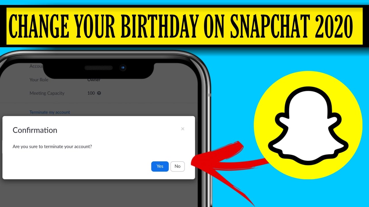 how to change your birthday on snapchat