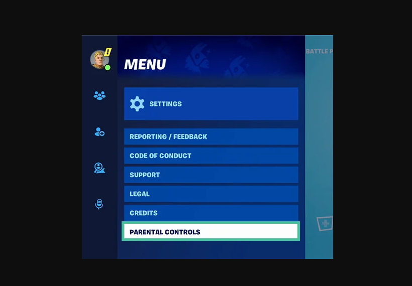 how to turn off parental controls on fortnite