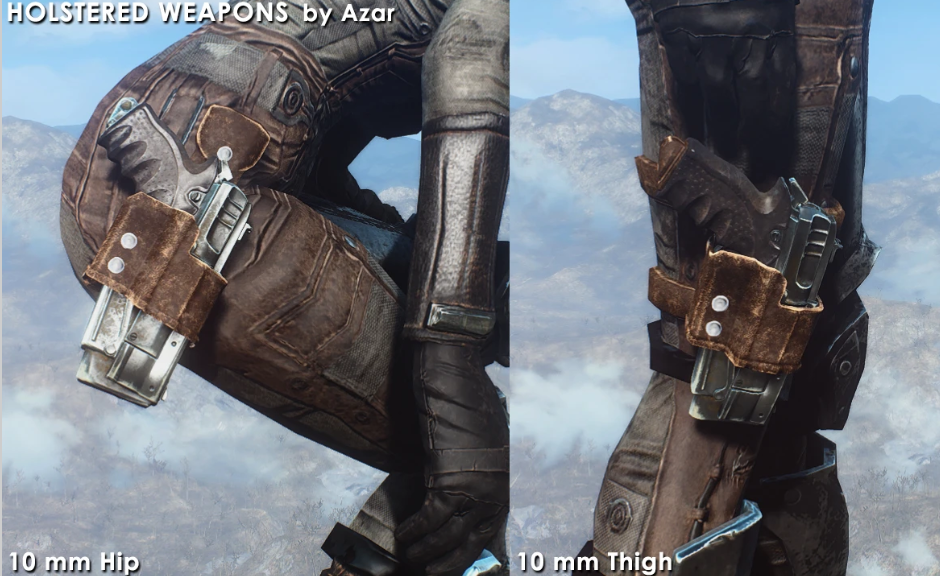 how to holster weapon fallout 4