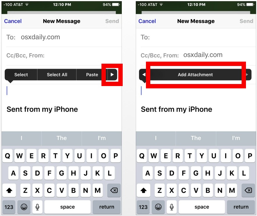 how to see if a picture was sent on iphone