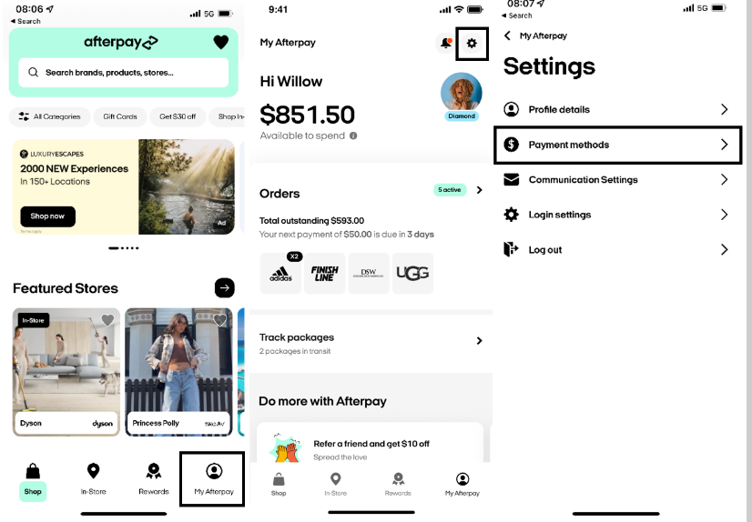 can i delete my afterpay account and make a new one