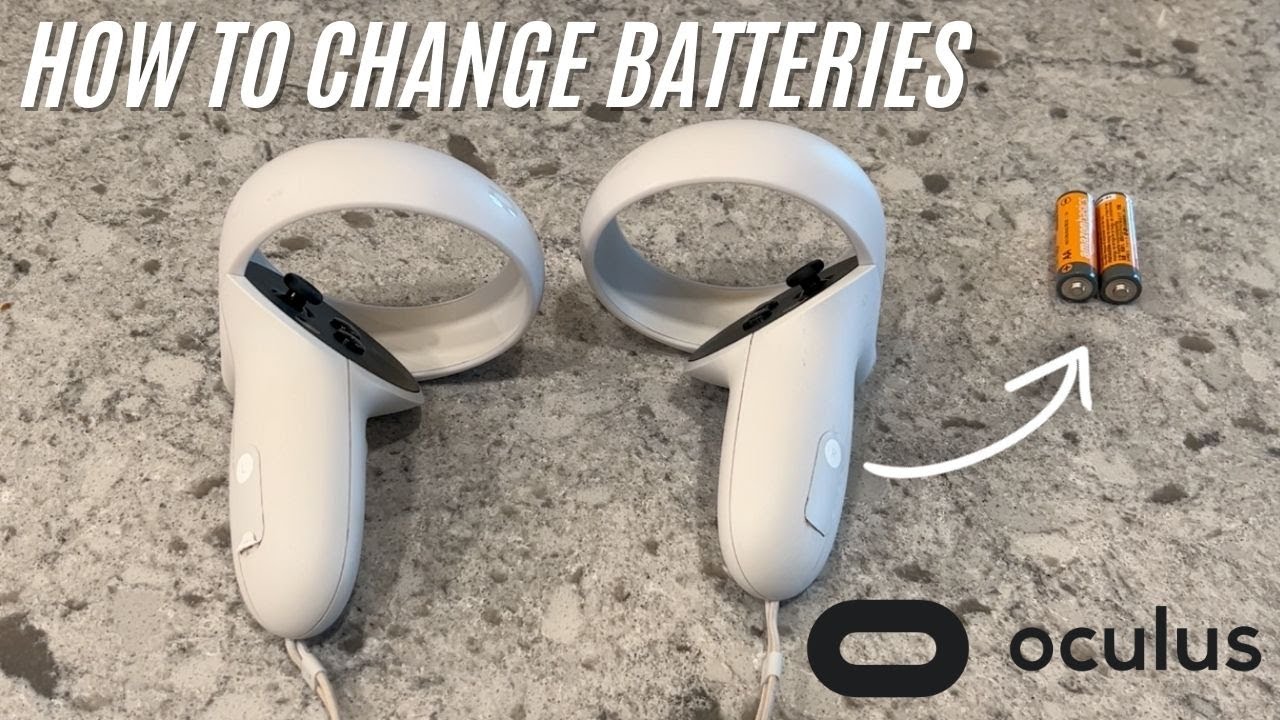 how to change oculus controller battery