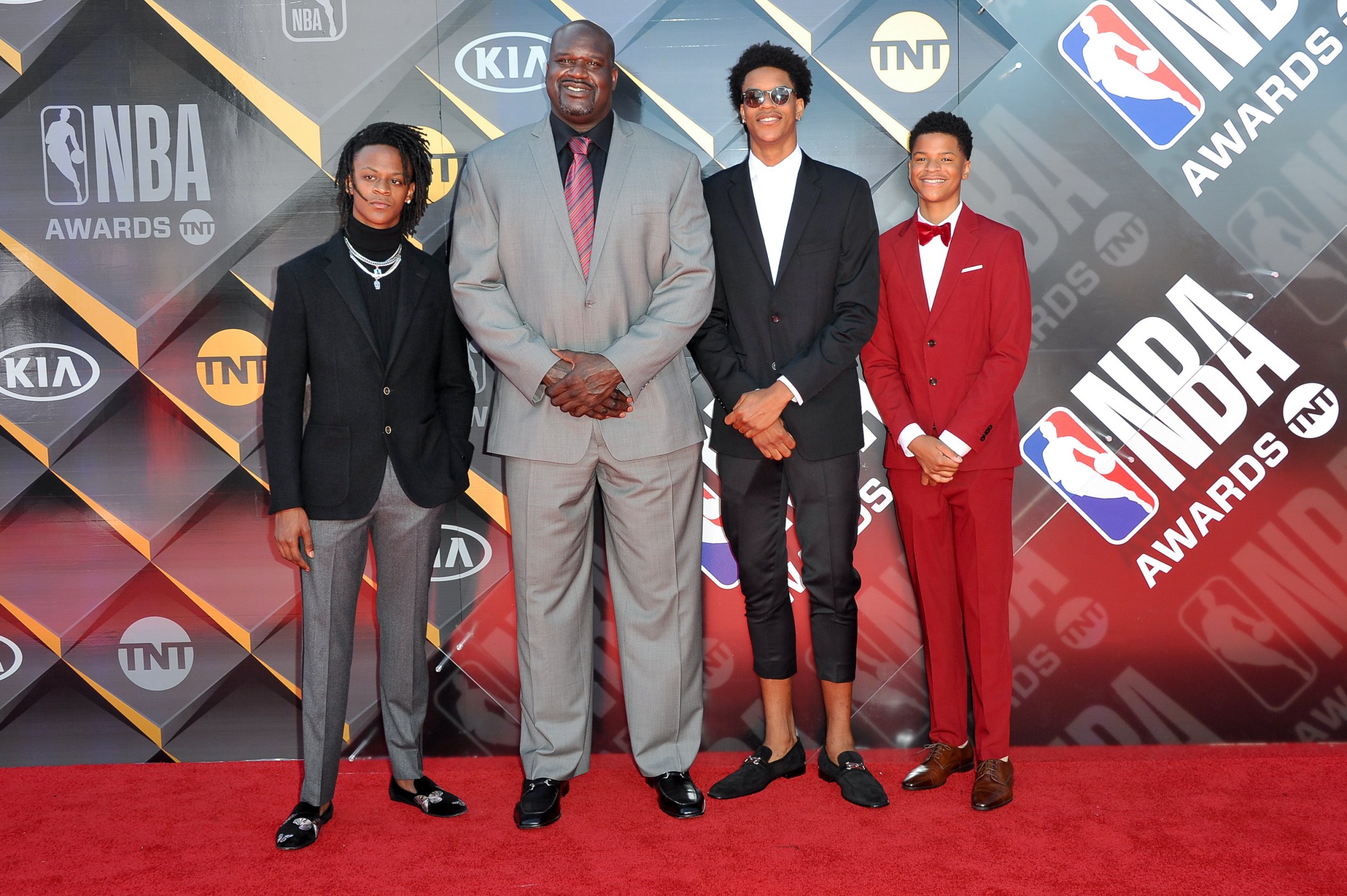 how tall is shaq sons