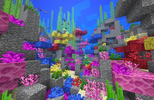 how to get coral in minecraft