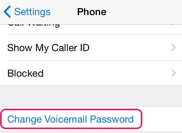how do i change my voicemail language back to english