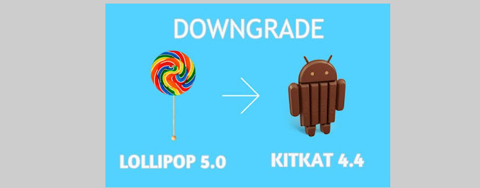 how to downgrade to kitkat