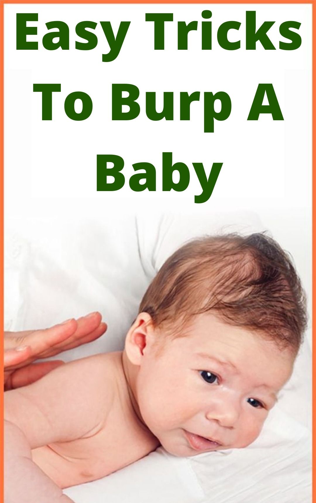 how to burp a baby in a car seat