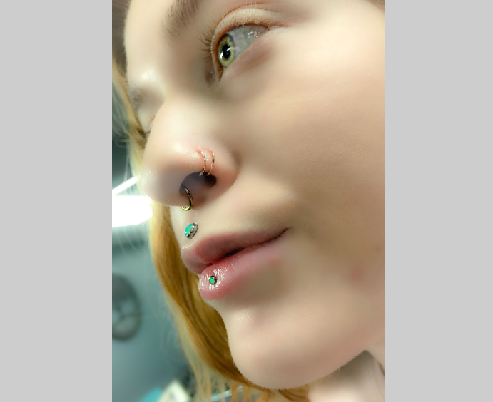 septum piercing placement