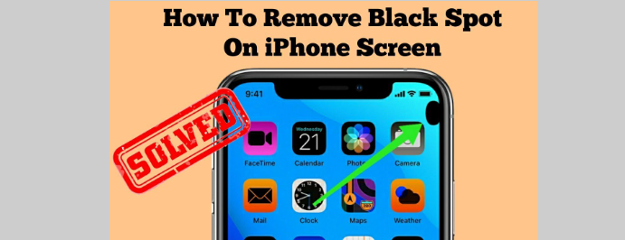 how to fix black spots on phone screen