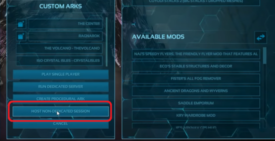 how to make someone an admin on ark non dedicated server
