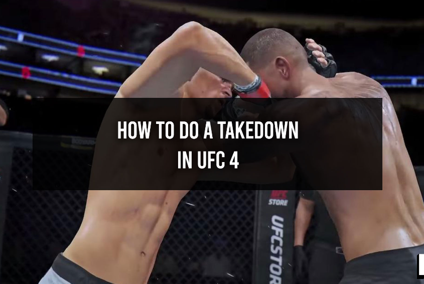 how to takedown in ufc 4