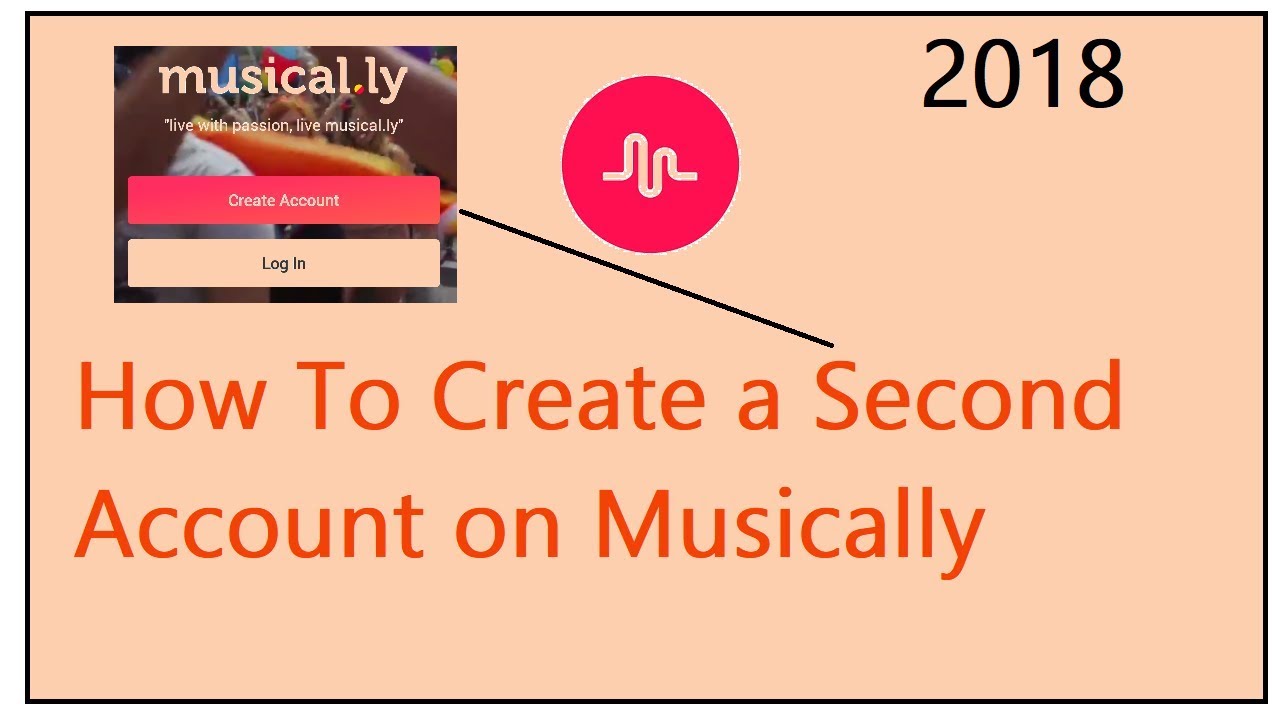 how to make a second account on musically