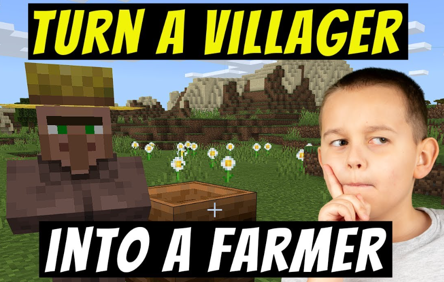 how to make a villager a farmer