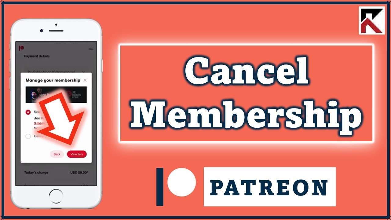 cancel patreon membership