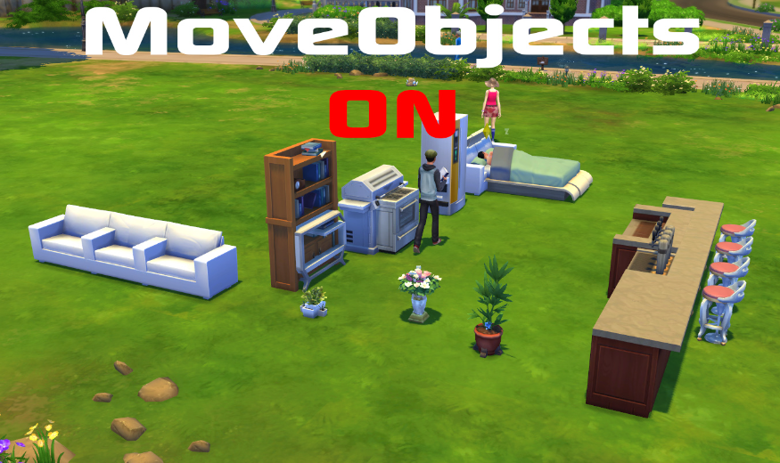how to move objects up in sims 4