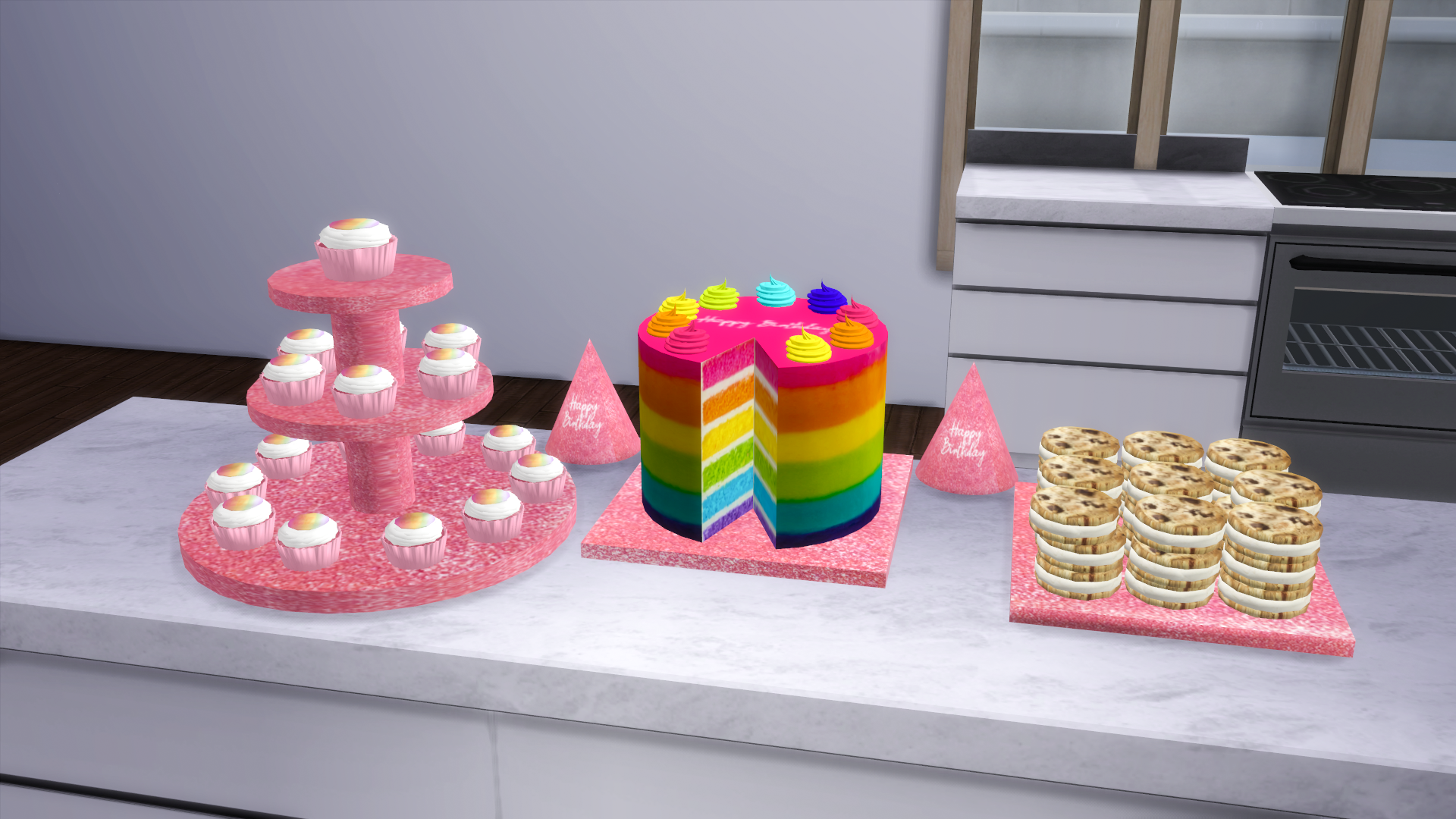 how to get birthday cake sims 4