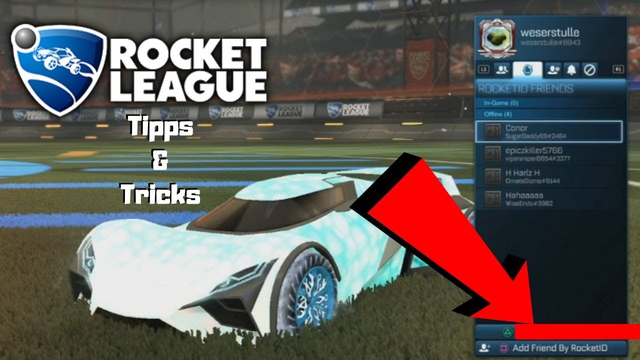 how to change your name in rocket league